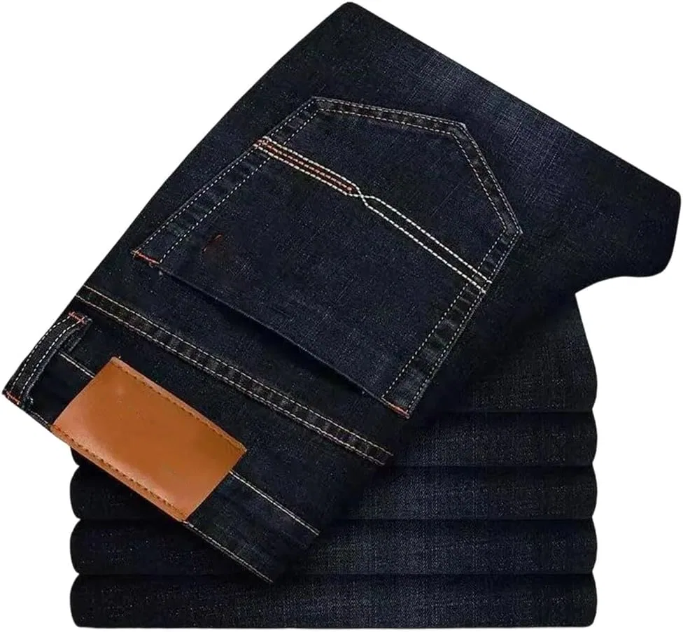 Джинсы, узкий крой, 6329-black