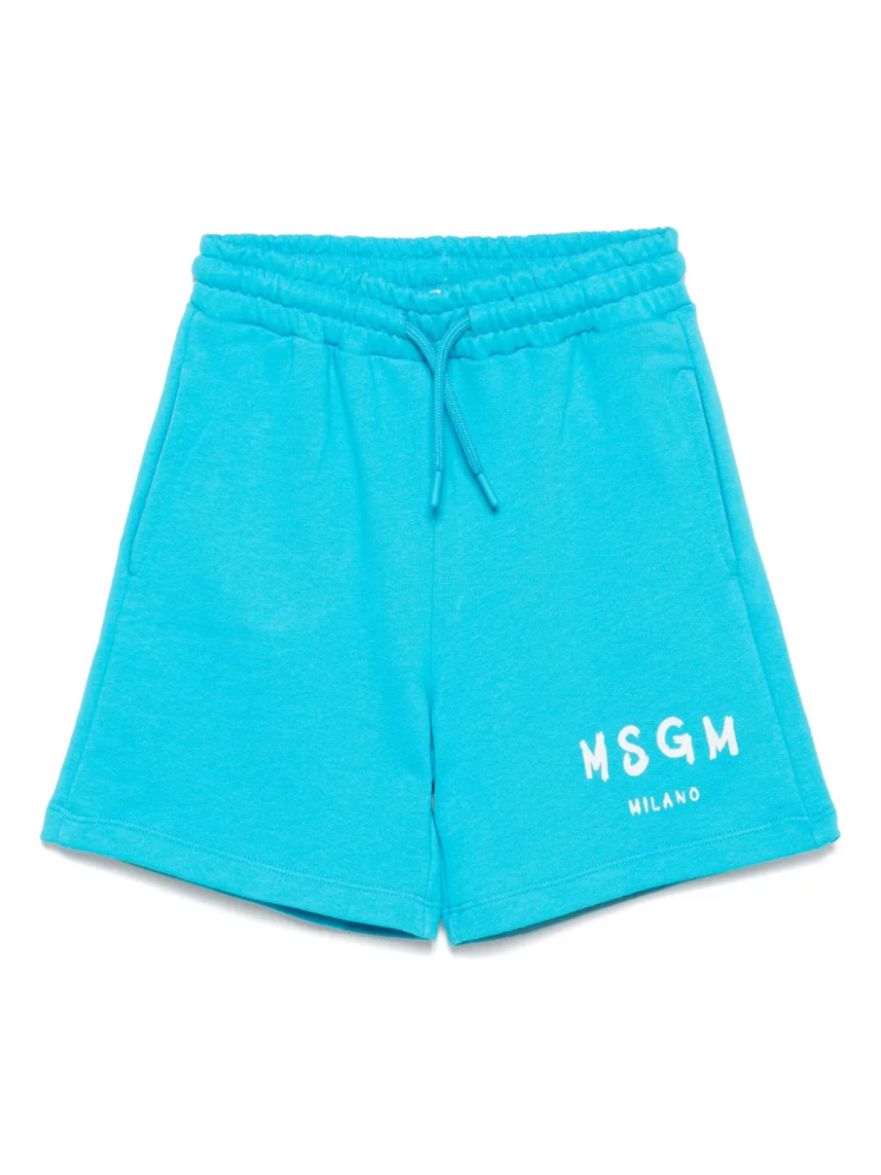 

Спортивные шорты с логотипом MSGM Kids, синий