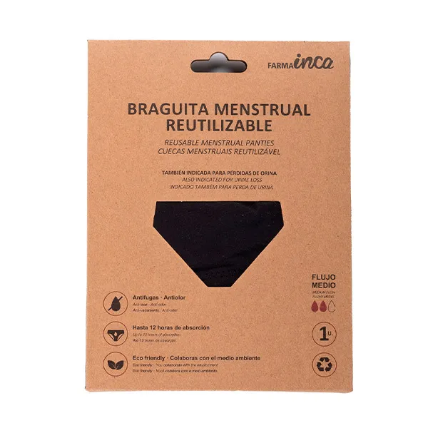 

Среднее поглощение Bragas Menstruales Adulto Inca Farma, S