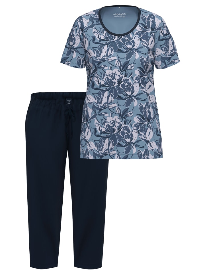 

Ammann Пижама Night & Home синего цвета