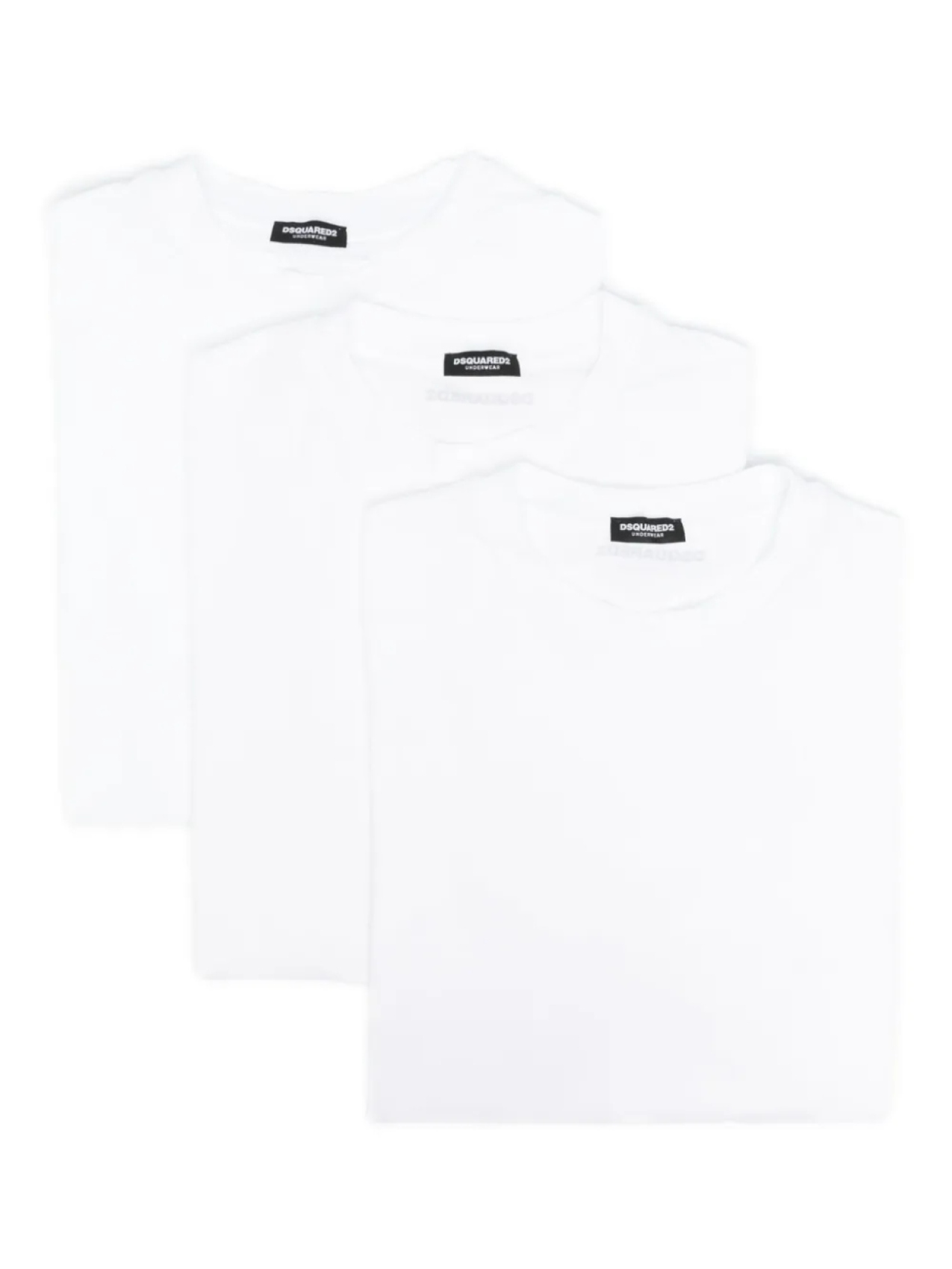 

DSQUARED2 комплект из двух футболок с логотипом, белый