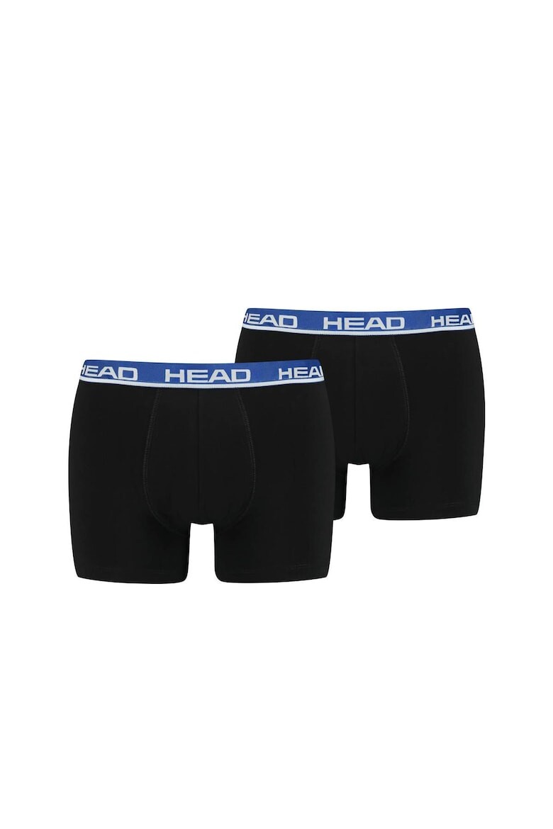 

Боксеры с логотипом - 2 пары Head, черный
