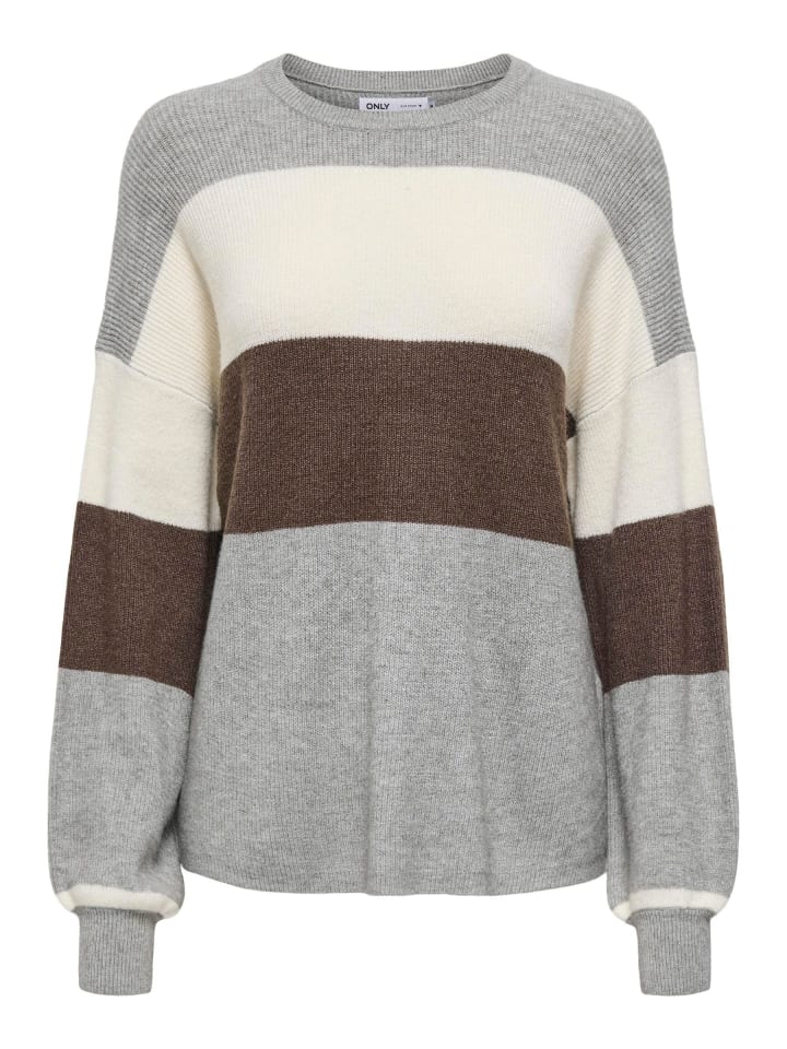 

Свитер ONLY, средний серый меланж