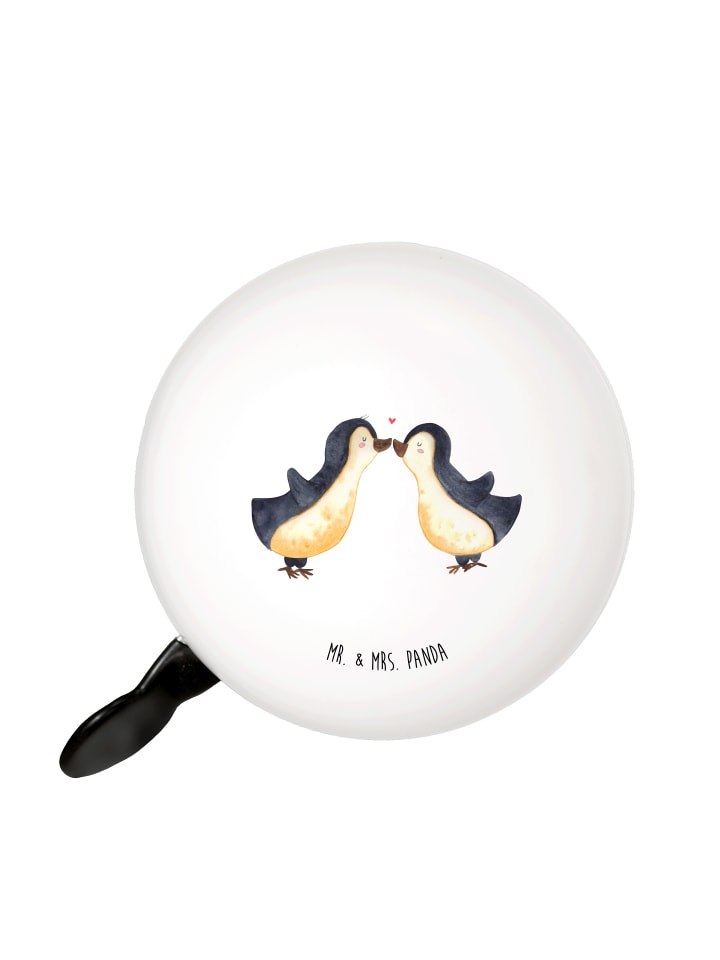 

Mr. & Mrs. Panda Велосипедный звонок, дизайн с изображением пингвина без слогана, белого цвета