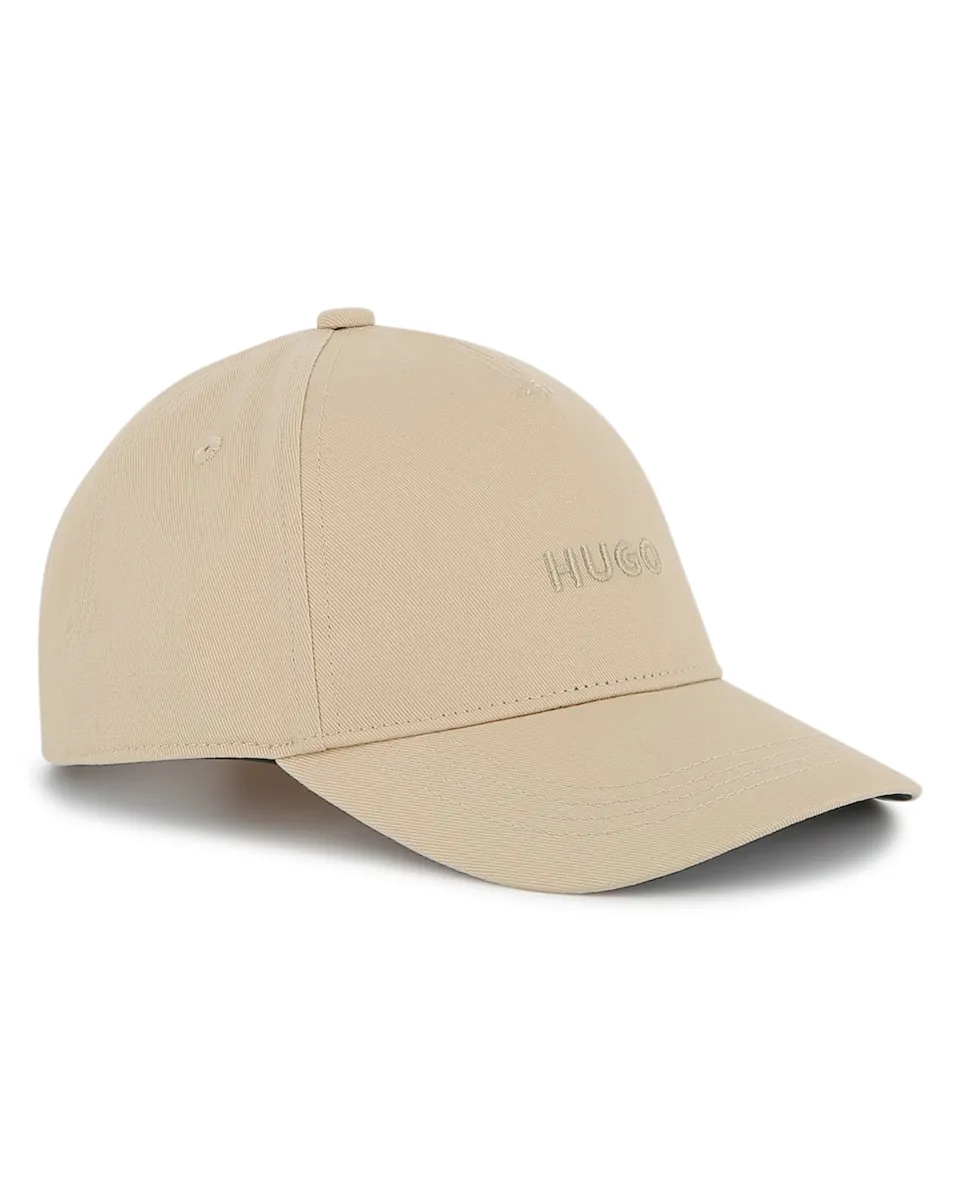 

Детская шапка из натурального хлопка Hugo, бежевый