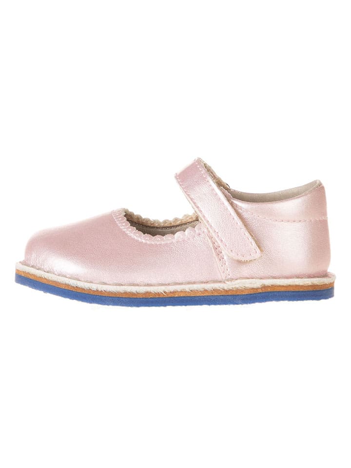 

Lamino Кожаные балетки для ходьбы босиком, розового цвета