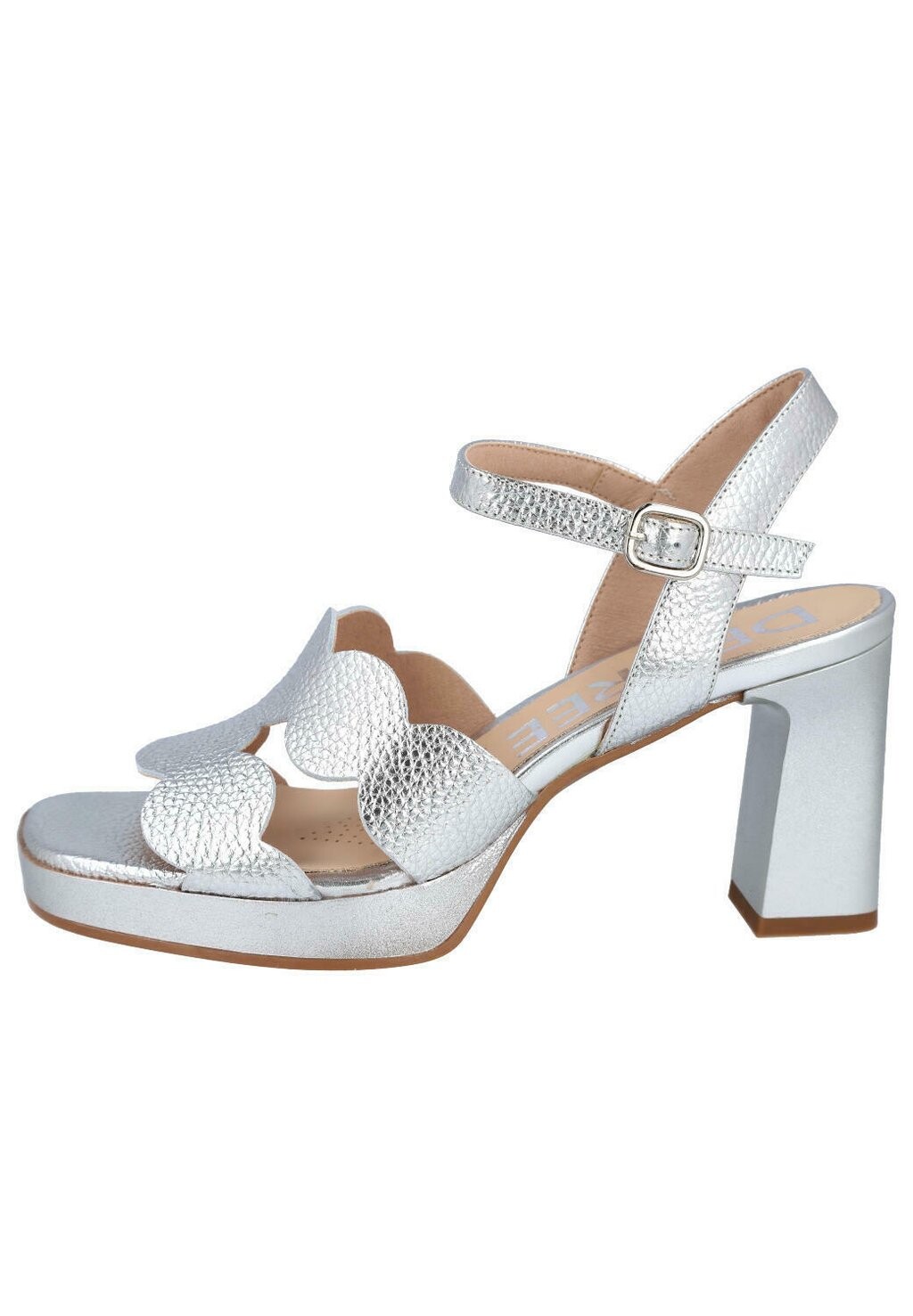 

Босоножки на каблуке Desireé Shoes, серебро