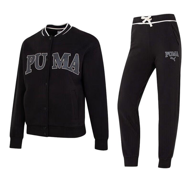 

Женский комплект Casual Suits топ+черные брюки PUMA, черный