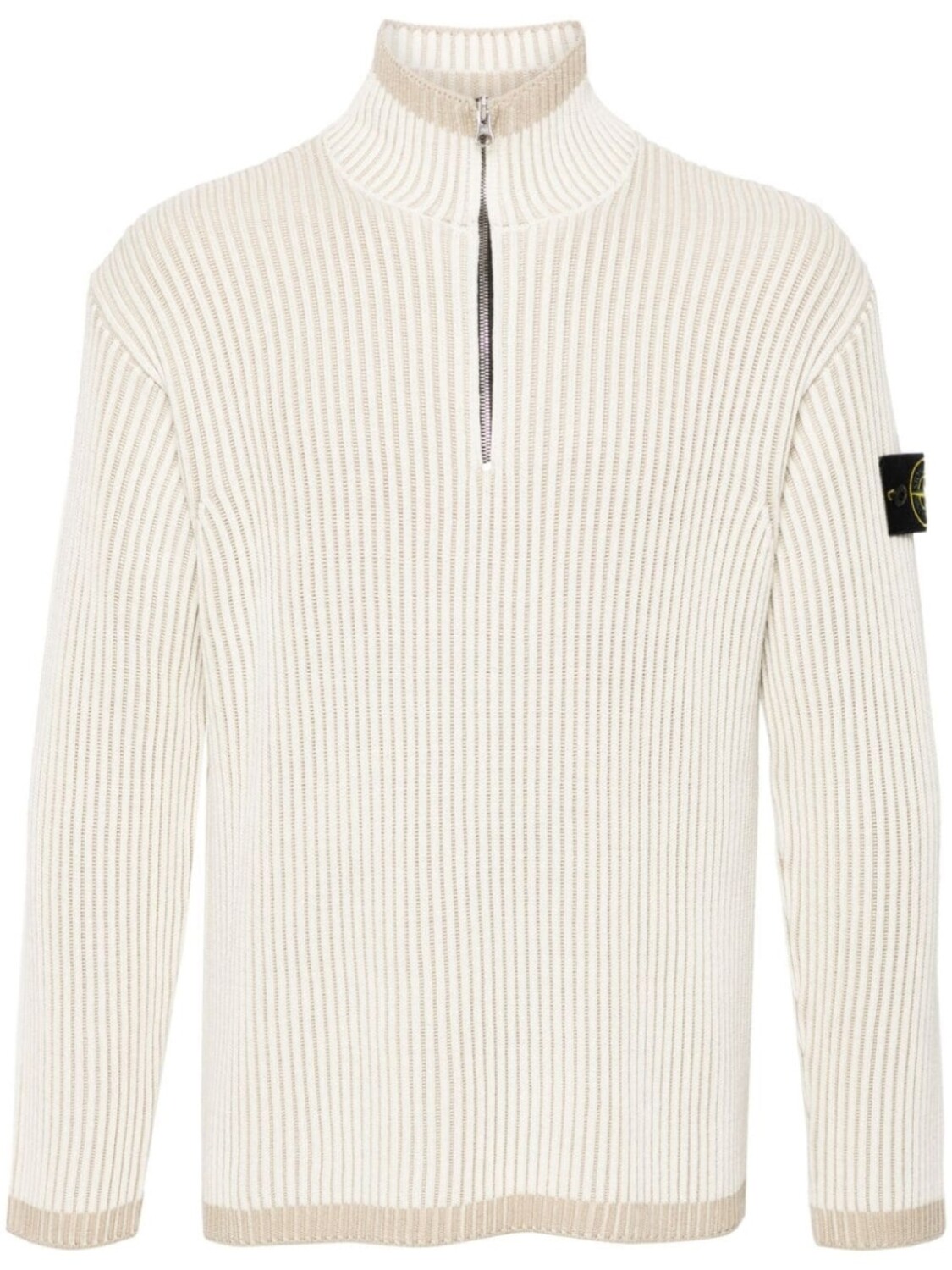 

Stone Island свитер Vanisé в рубчик, нейтральный цвет