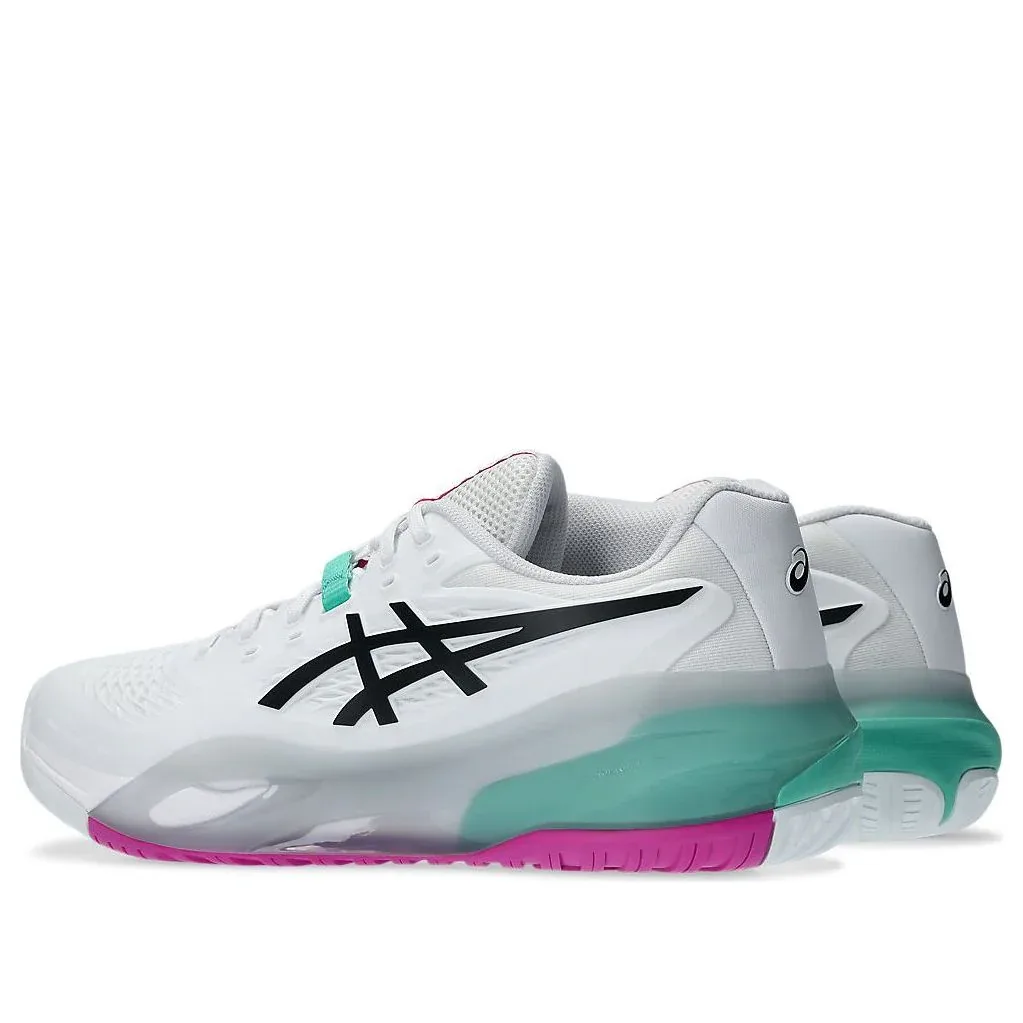 Кроссовки ASICS Gel-Resolution X 'White Aurora Green' — фото 4