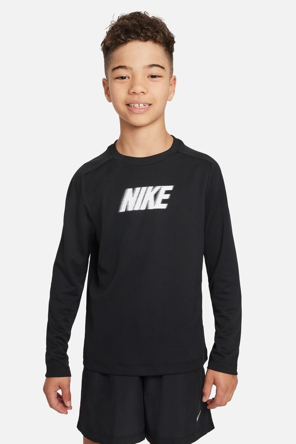 

Топ Dri Fit multi с длинными рукавами Nike, черный