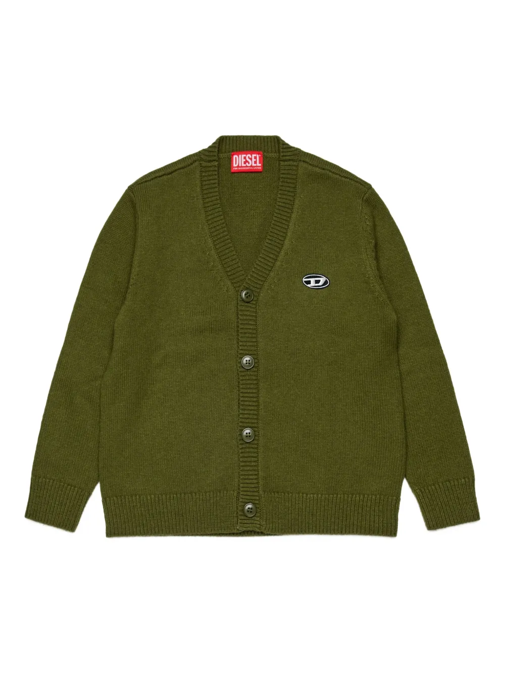 

Кардиган Kram Diesel Kids, зеленый