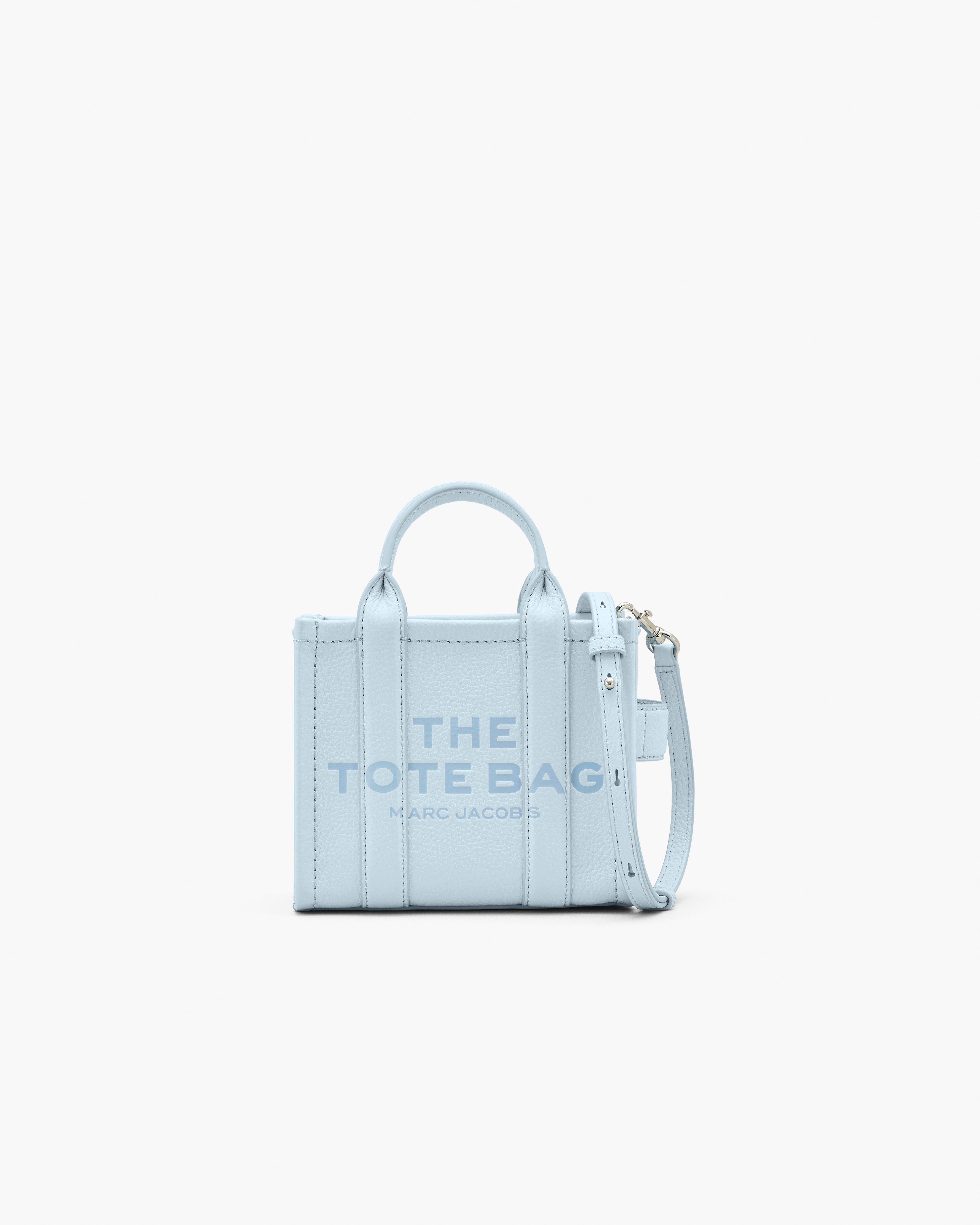 

Кожаная сумка-тоут через плечо Marc Jacobs, цвет Cloud Blue