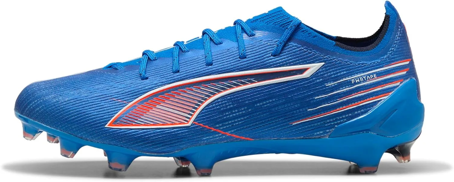 Кроссовки Puma Unisex 6 Ultimate Fg Ultra Blue Whit, белый/красный/синий