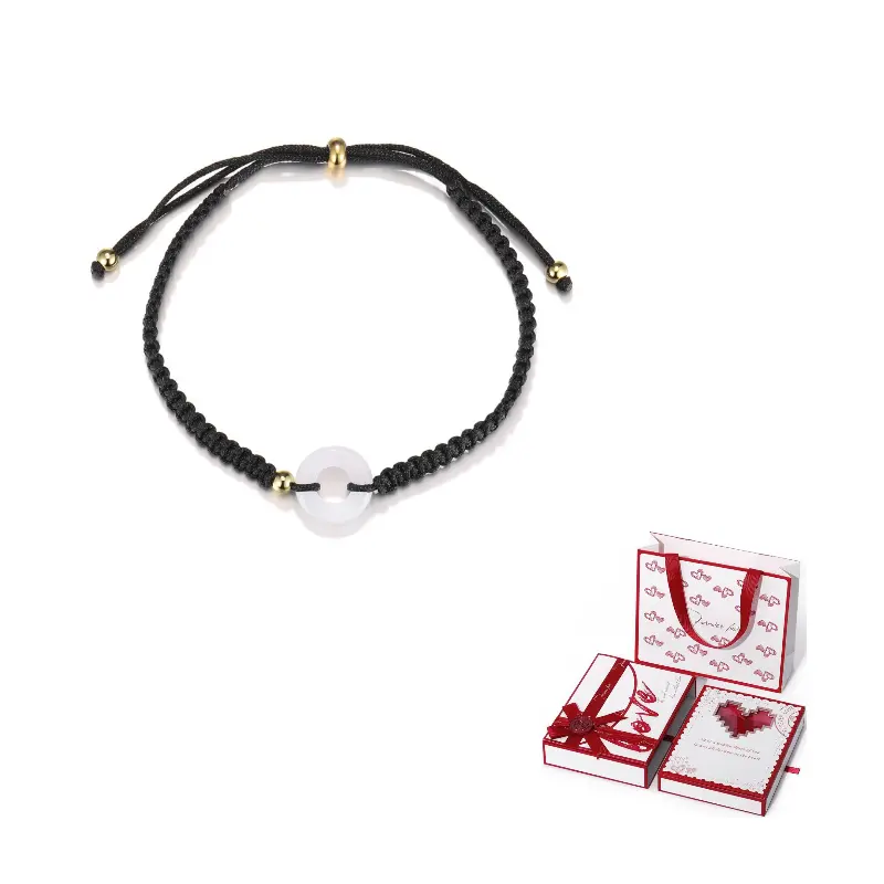 

Clect Браслеты из плетеного шнура Unisex черный красный разноцветный