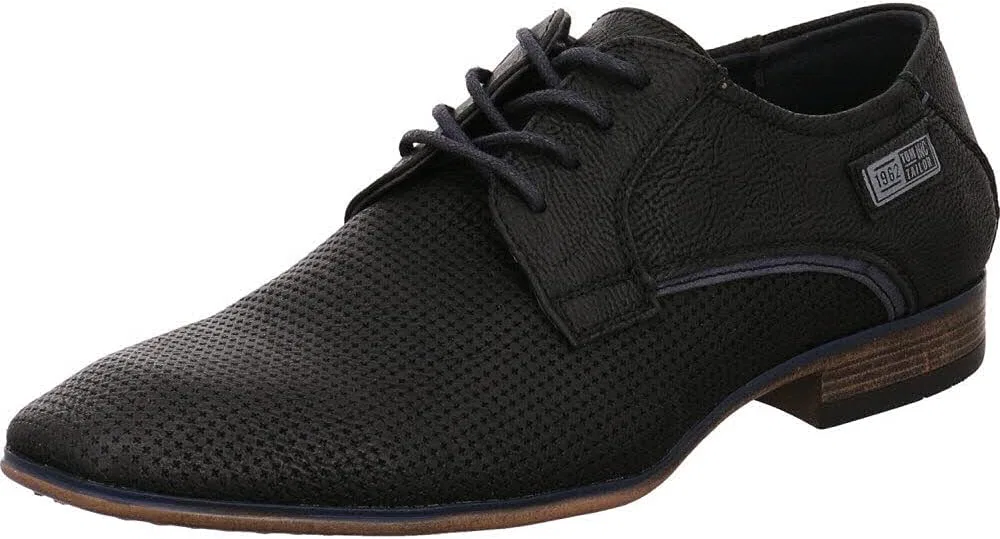 Мужские оксфорды TOM TAILOR 6980101, Black 00001