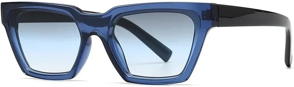 

Солнцезащитные очки LVTFCO «кошачий глаз» для женщин, модные разноцветные, с защитой от УФ-излучения UV400, для мужчин, трендовые градиентные солнцезащитные очки, C6 Blue Blue