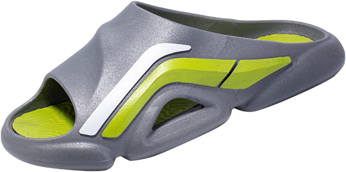 

Мужские модные дышащие повседневные тапочки JOSKAA, быстро сохнущие сандалии, летние нескользящие мужские пляжные туфли, серый