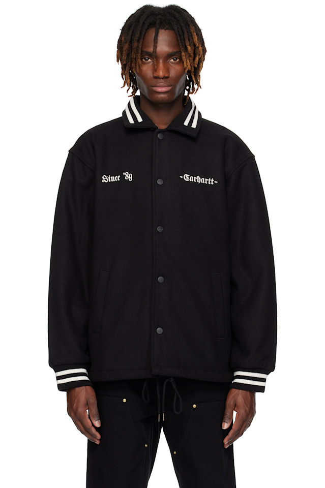 

Шерстяная куртка-бомбер Coach Carhartt Work In Progress, мультиколор