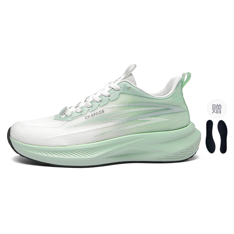 

Кроссовки для бега China Aerospace с амортизацией, противоскользящие, устойчивые к истиранию, дышащие, с полным покрытием и эффектом отскока мужские ZHONGGUOHANGTIAN, Sea Foam зеленый[Comes with Full-Length Anti-Twist Carbon Plate]