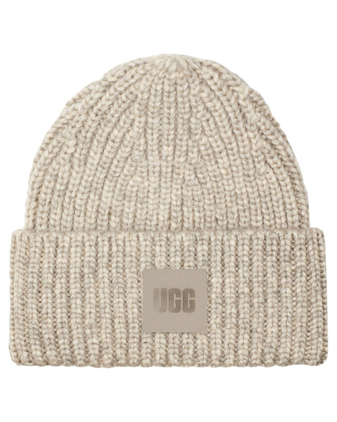 

Шапка-Бини массивной ребристостью Ugg, серый