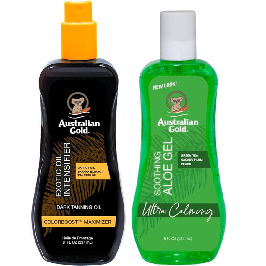 

Australian Gold Exotic Oil Spray Accelerator + Aloe After Sun