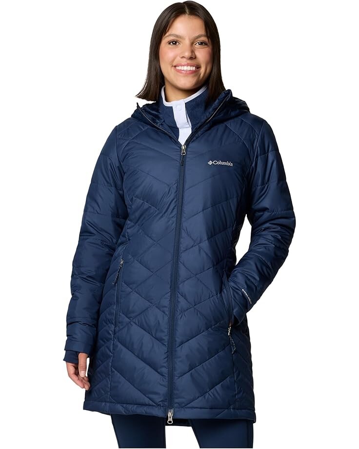 

Куртка Columbia Heavenly Long Hooded Jacket, темно-синий