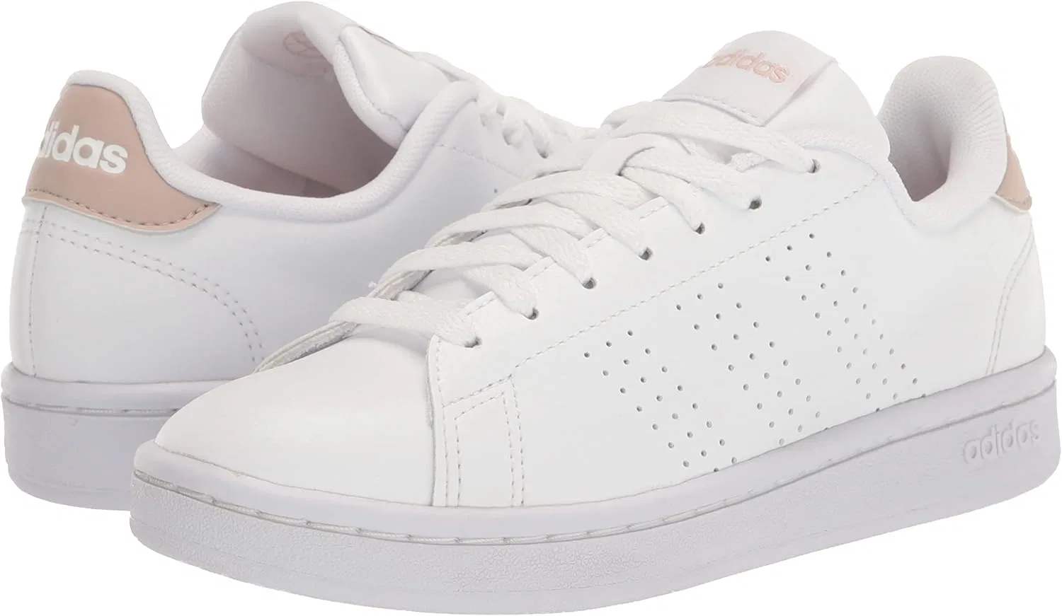 Кроссовки теннисные adidas, белый/белый/Wonder Taupe — фото 3