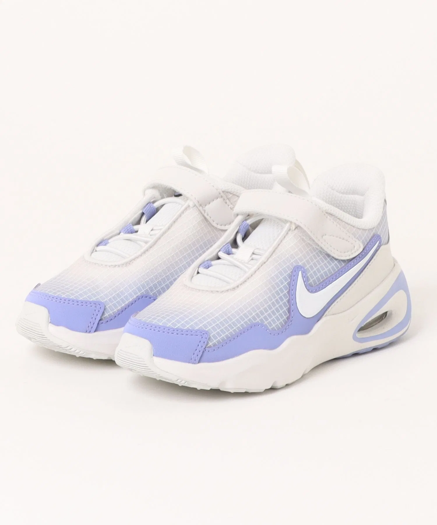 Детские кроссовки NIKE Air Max Nova с липучками серые