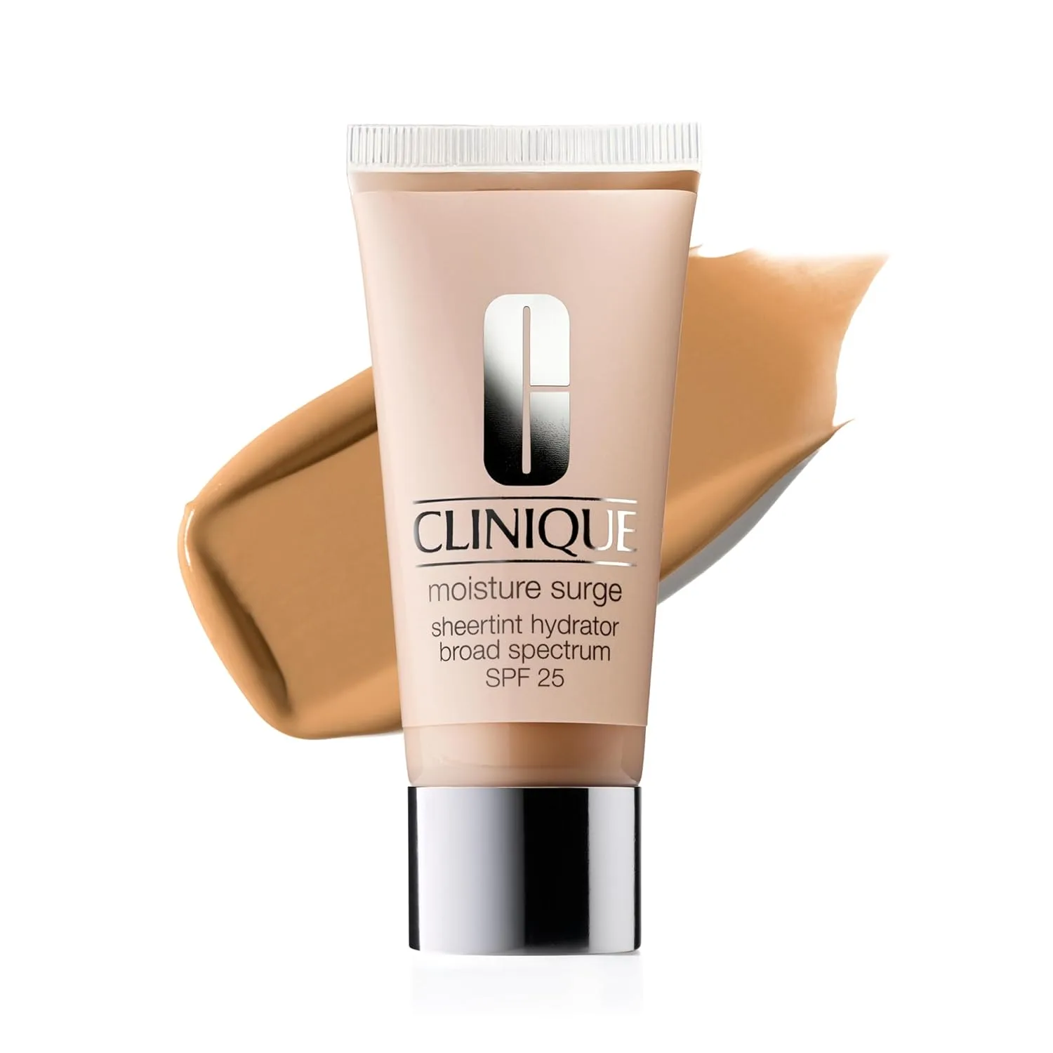 Clinique Moisture Surge Sheertint Hydrator увлажняющий тонирующий увлажнитель широкого спектра SPF 25 с гиалуроновой кислотой и алоэ для всех типов кожи, AD Medium 04