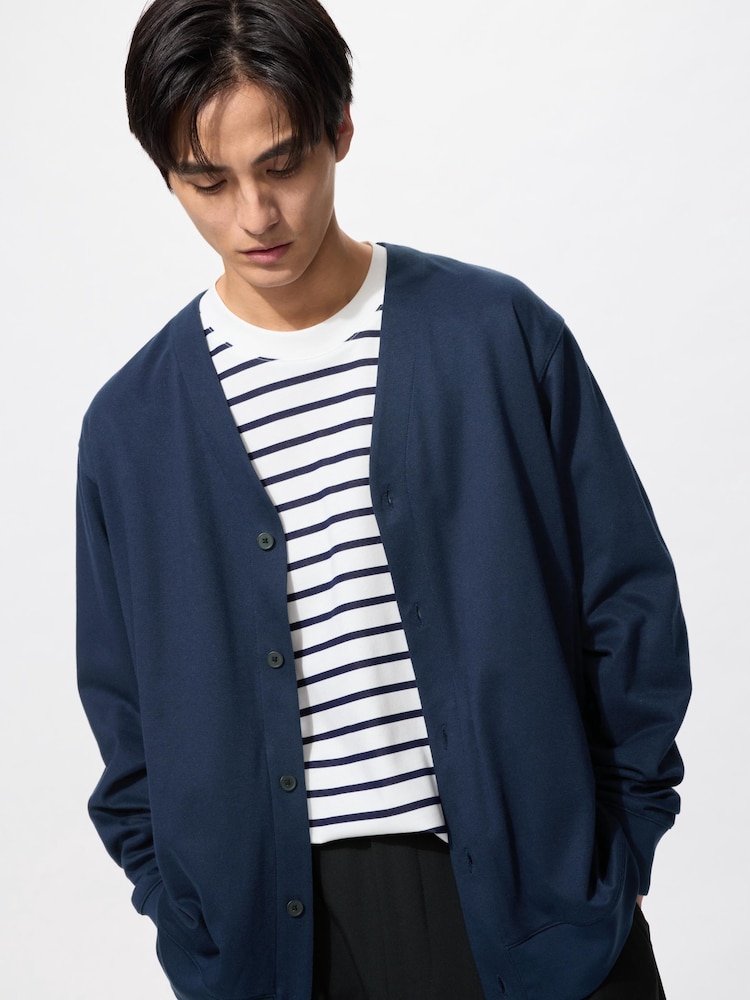 

Кардиган airism из хлопка Uniqlo, синий
