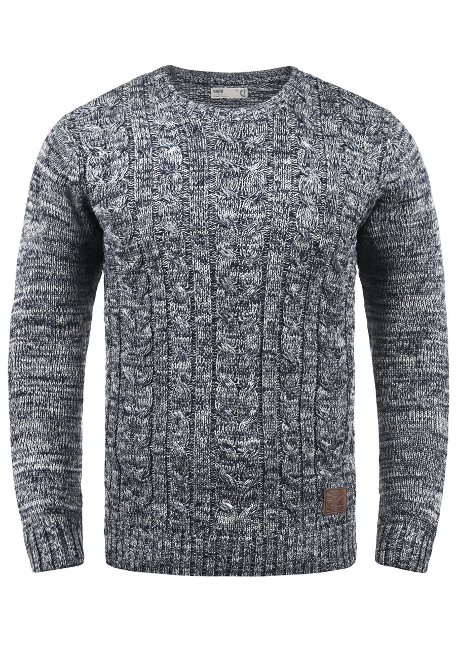 

Свитер !Solid Sweater Philemon, пятнистый серый
