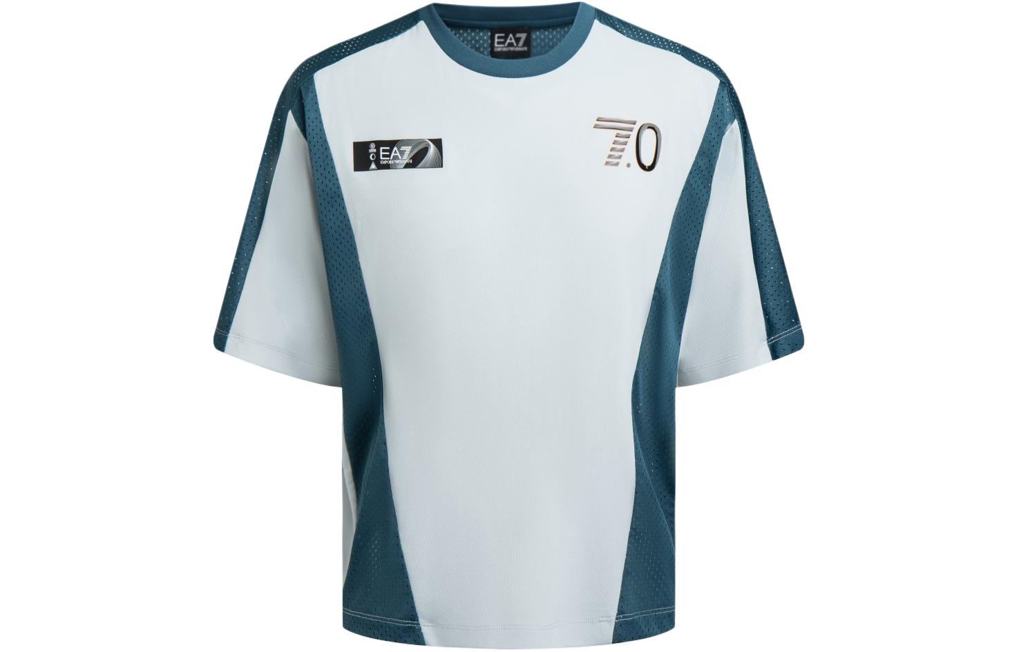 

Футболка EA7 SS24 мужская серая EMPORIO ARMANI, серый