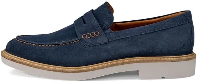 Лоферы замшевые ECCO London Penny Loafer, омбре замша