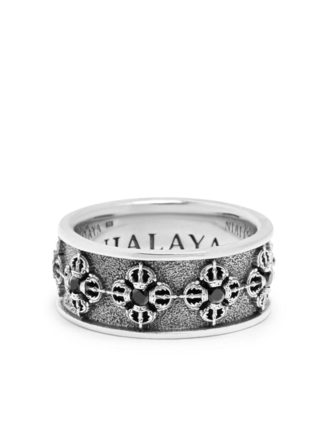 

Кольцо Dorje с тиснением Nialaya Jewelry, серебряный
