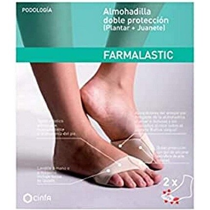 

Подошвенная подушечка Farmalas + бурсит косточки T/M, Farmalastic
