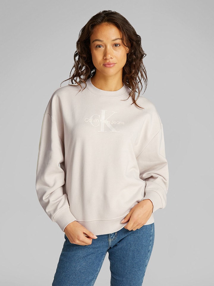 

Толстовка CALVIN KLEIN JEANS, кремовый