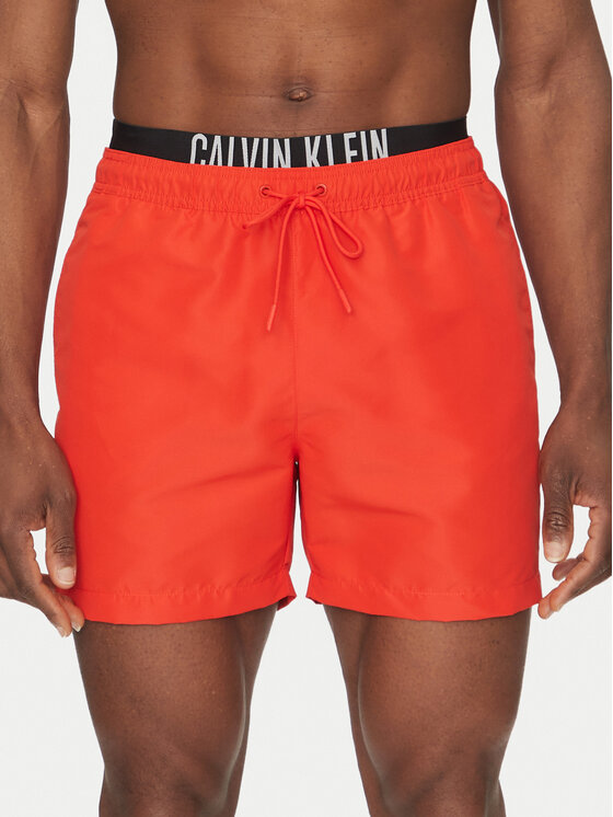 

Шорты для плавания стандартный крой KM0KM01093 Calvin Klein Swimwear, красный