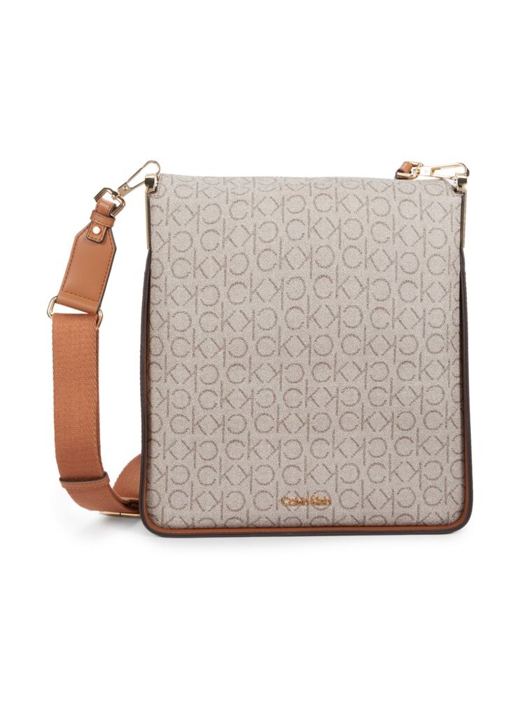 

Сумка через плечо Fay с монограммой Calvin Klein, цвет Almond Taupe