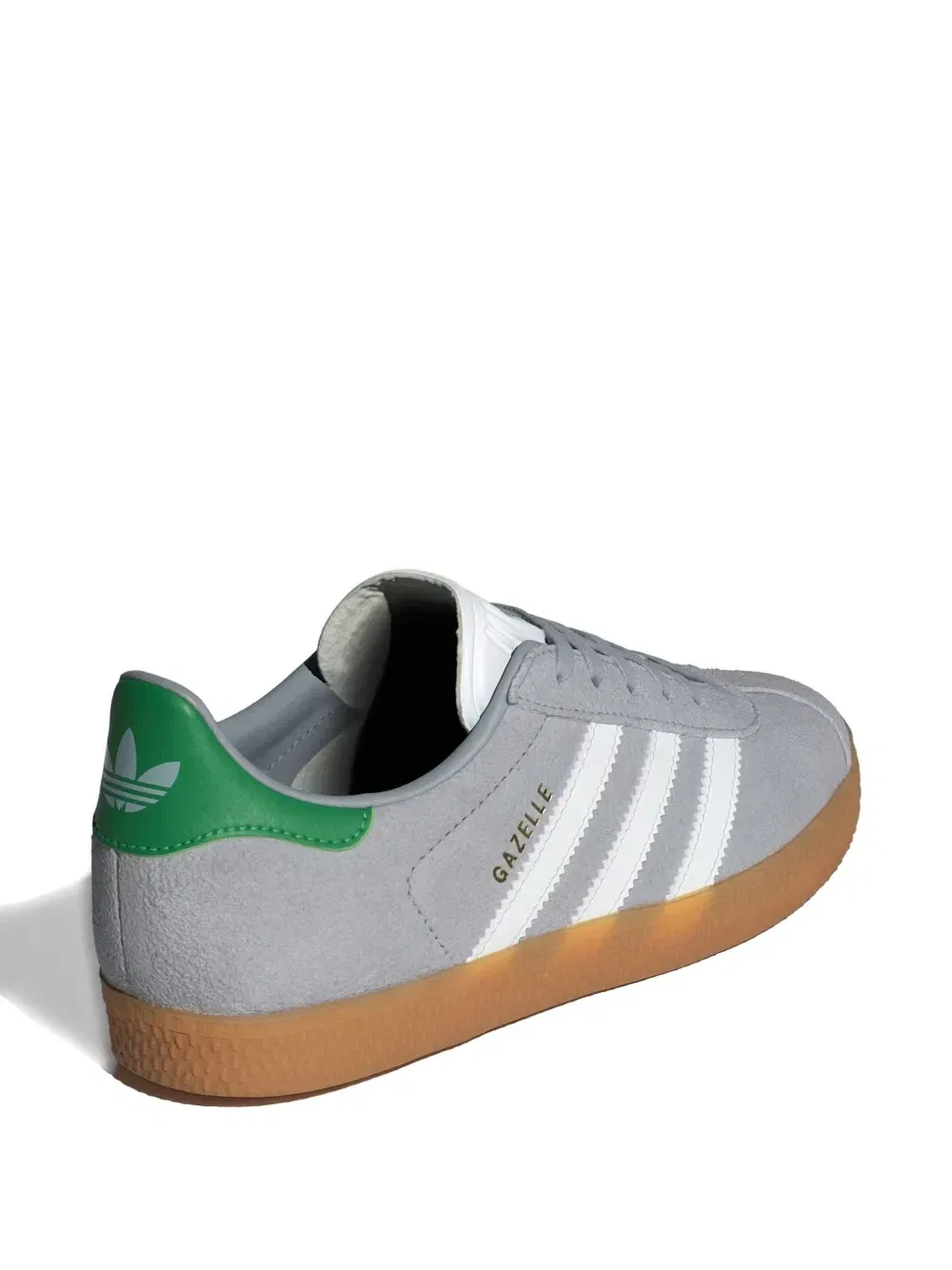 Кроссовки Gazelle с тремя полосками Adidas Kids, серый — фото 3