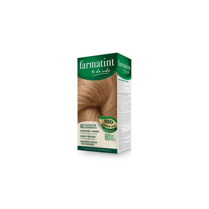 

Краска для волос Tintes Farmatint, 8D Rubio Claro Dorado