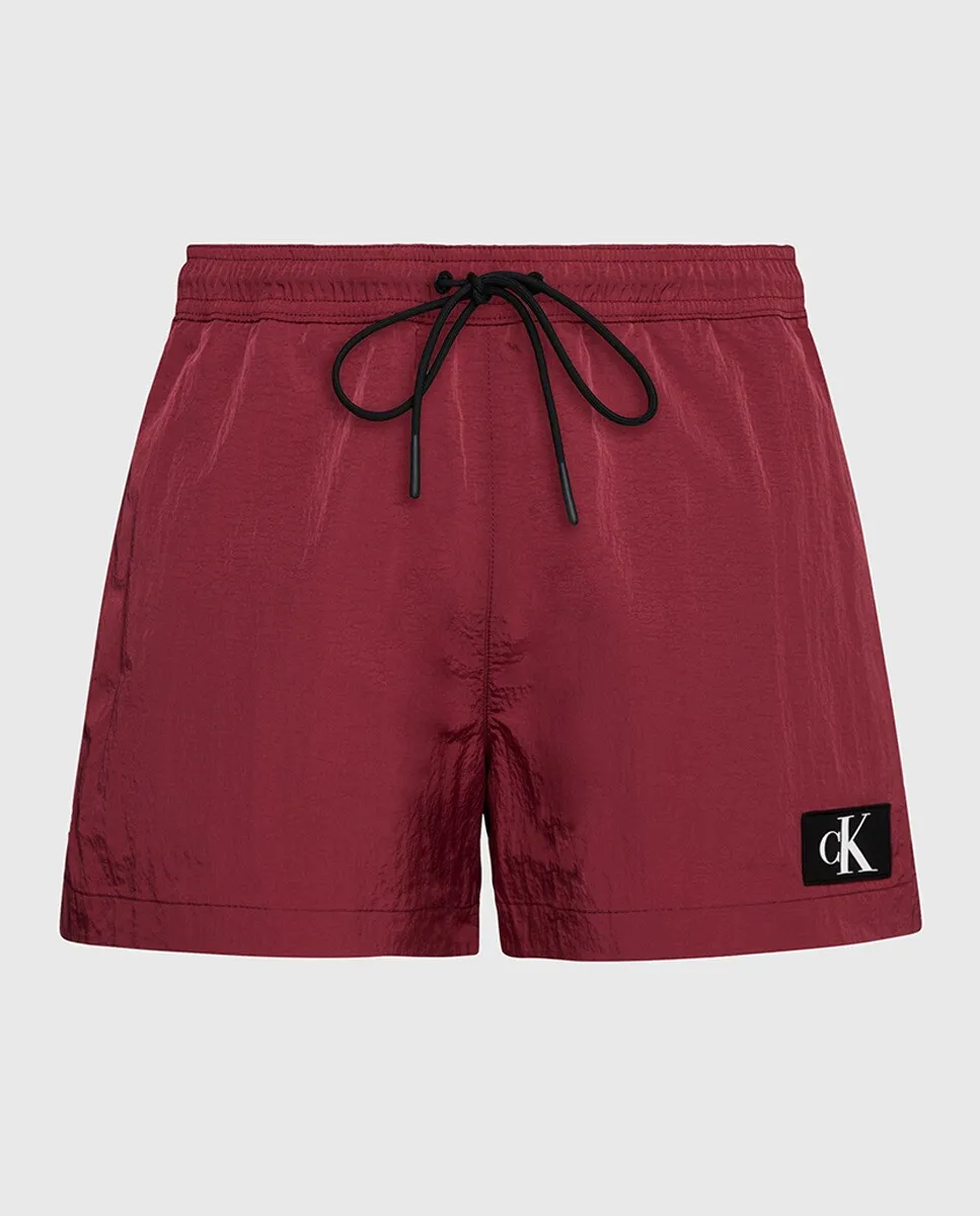 

Мужские шорты для плавания на шнурке Calvin Klein, красный