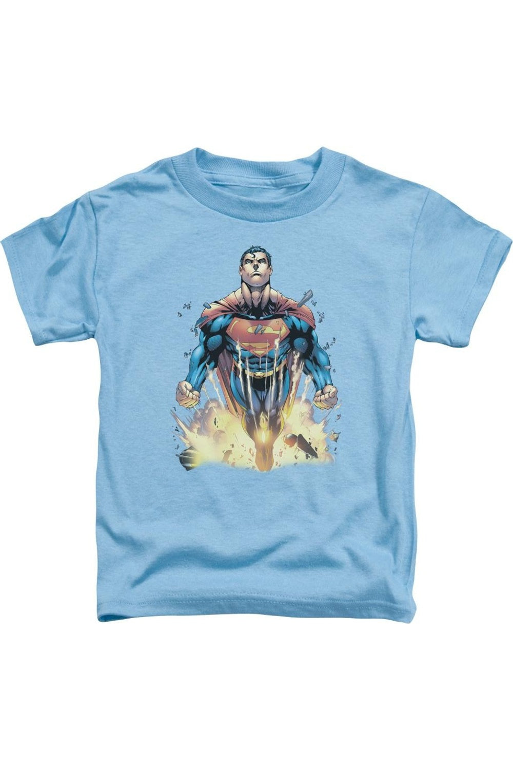 

Футболка с коротким рукавом для малышей с обложкой Superman #224 Gildan, синий