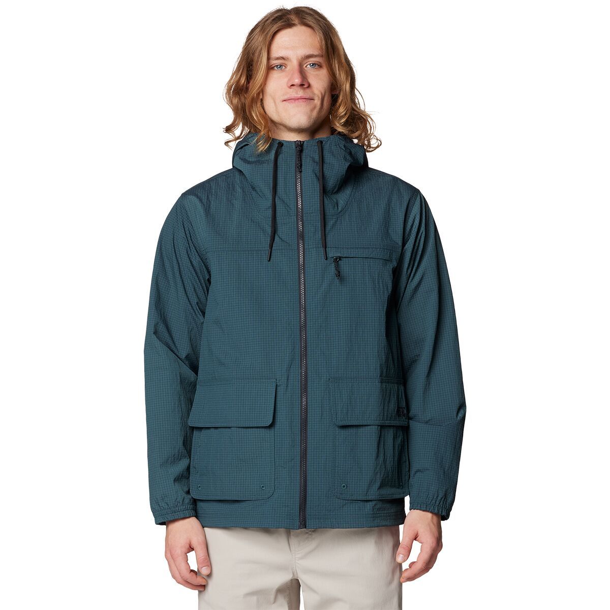 

Куртка Stryder с молнией Mountain Hardwear, голубой