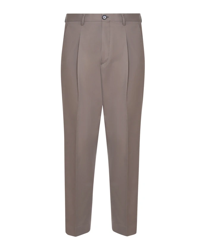 

Брюки из шерстяной смеси песочного цвета Be Able, бежевый