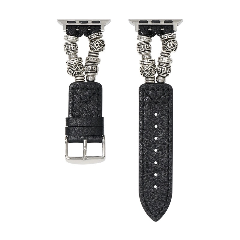 

Biaodaige Часы All, Compatibility Watch Band 193mm PU Leather+Zinc Alloy Material, Black