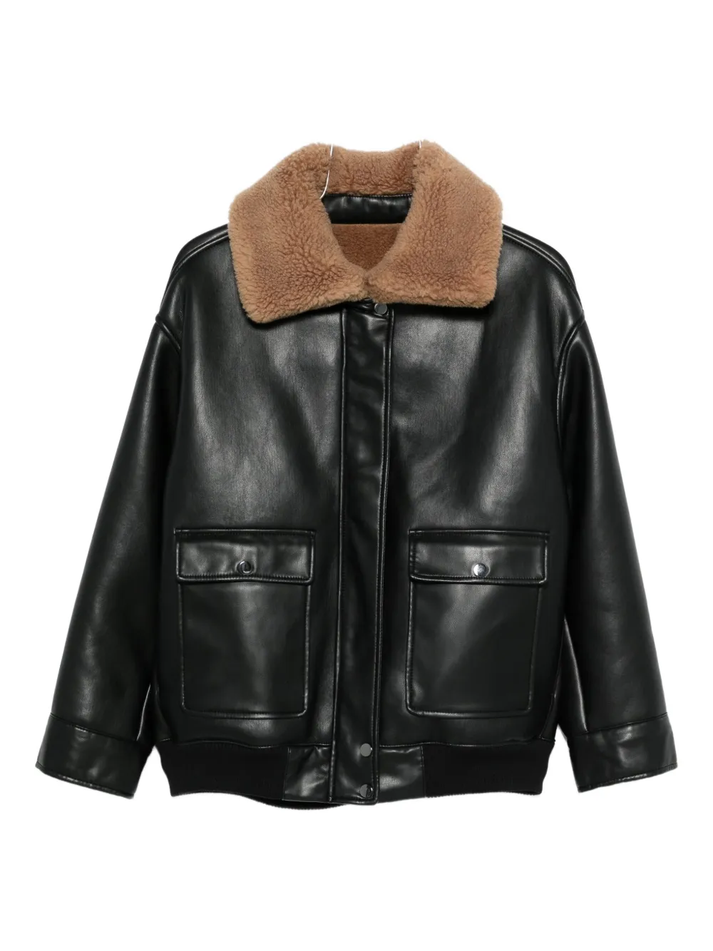 

Куртка с шерстяным воротником Molli, черный