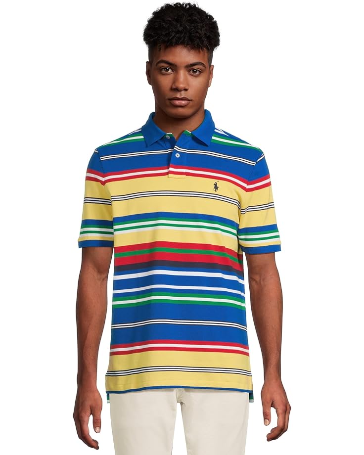 

Поло Polo Ralph Lauren Classic Fit Mesh Polo Shirt, цвет Oasis Yellow Multi