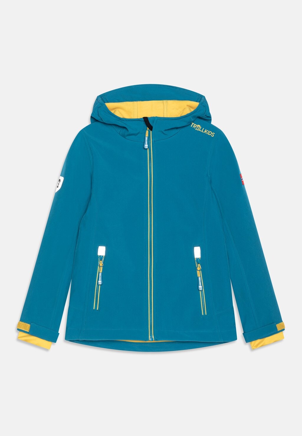 

Куртка Softshell TROLLFJORD UNISEX TrollKids, цвет atlantic blue/ginger