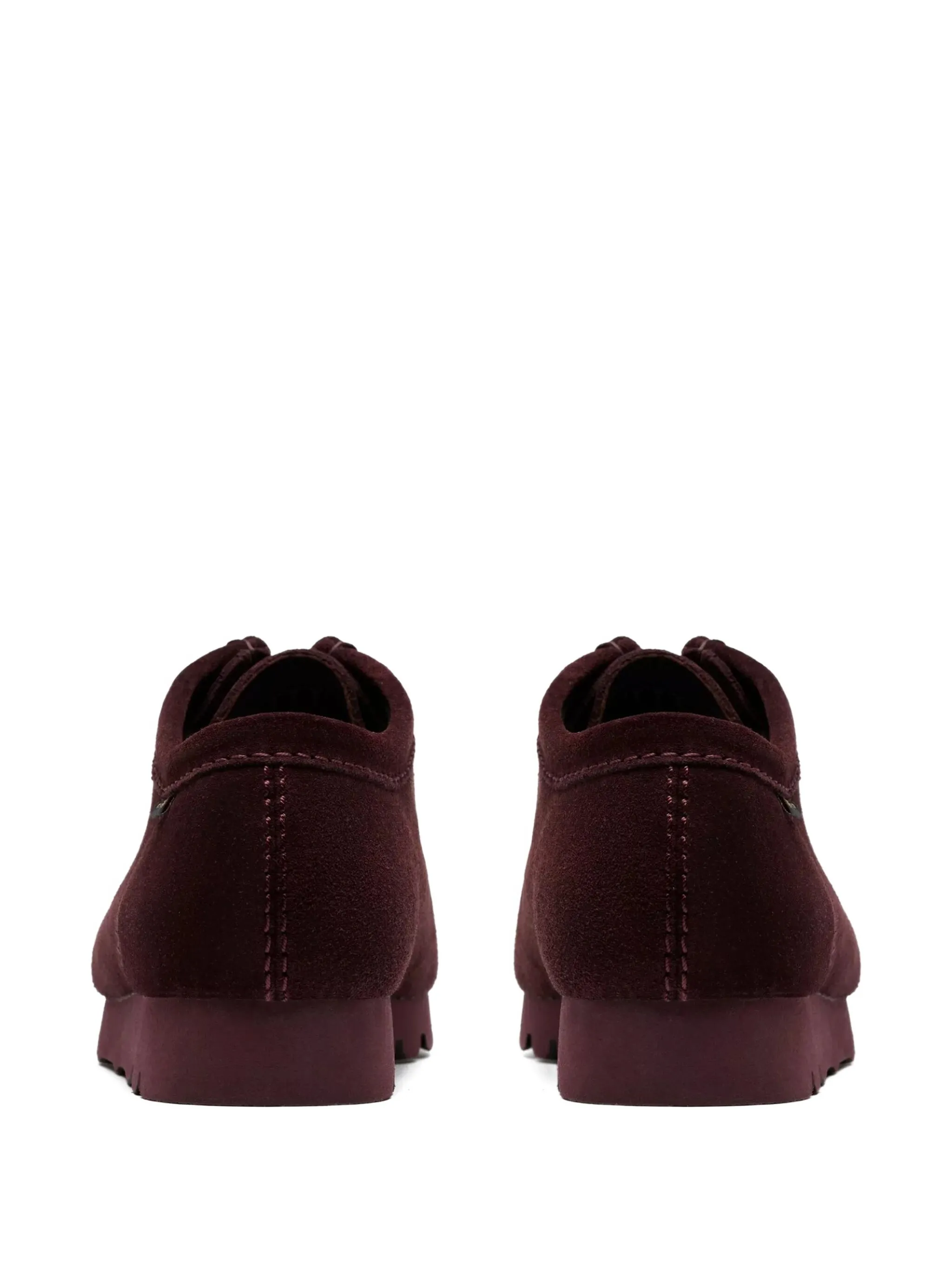 Замшевое дерби на шнуровке Clarks Originals, фиолетовый — фото 3